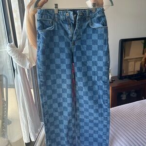 Trendy Ragged Brand Jeans